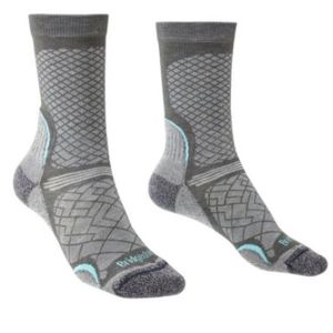 Bridgedale HIKE Ultra Light Coolmax Ladies Socks Grey